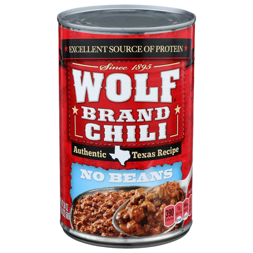 Wolf Brand Chili No Beans - 24 Ounce
