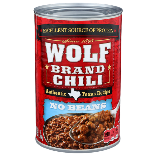 Wolf Brand Chili No Beans - 38.5 Ounce