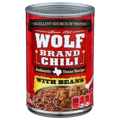 Wolf Brand Chili With Beans - 15 Ounce