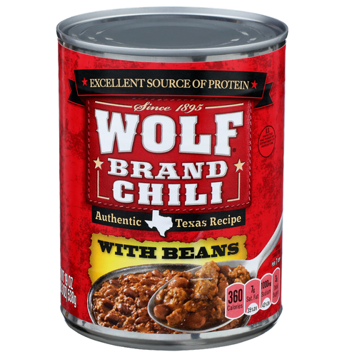 Wolf Brand Chili With Beans - 19 Ounce