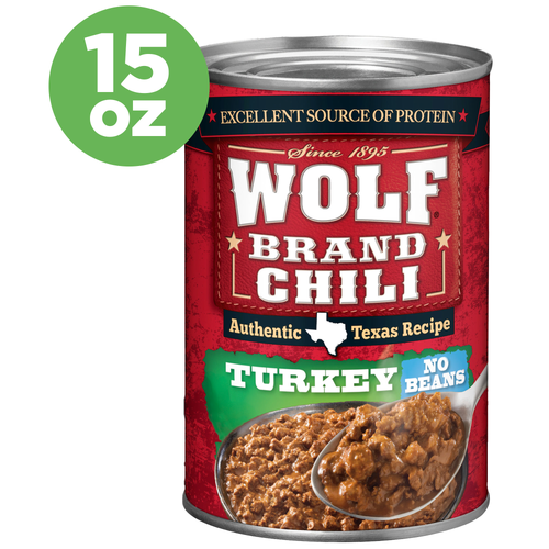 Wolf Turkey Chili Without Beans 96% Fat Free - 15 Ounce Image 1 of 4