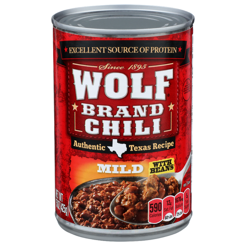 Wolf Brand Chili With Beans Mild - 15 Ounce