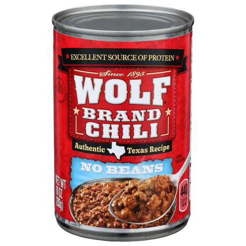 Wolf Brand Chili No Beans - 10 Ounce