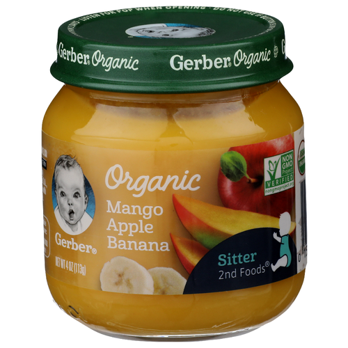 Gerber Mango Apple Banana - 4 Ounce