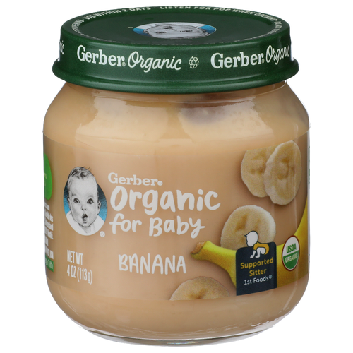 Gerber Organic For Baby Banana - 4 Ounce