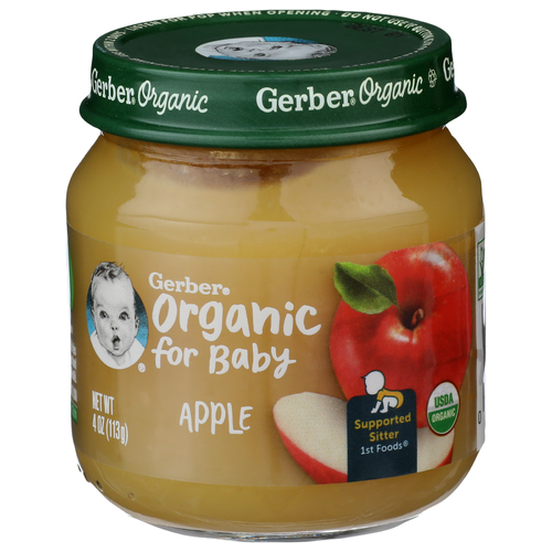 Gerber Organic For Baby Apple - 4 Ounce