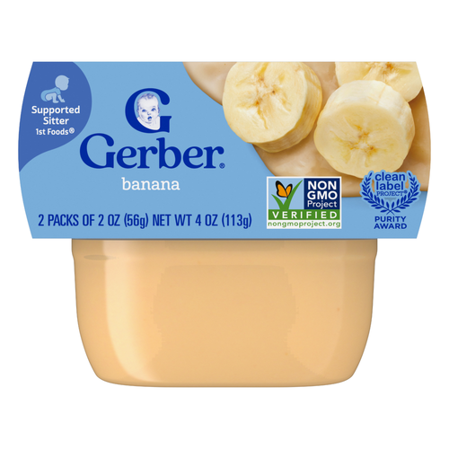 Gerber 1st Foods Banana Baby Food - 4 Ounce Image 1 of 2
