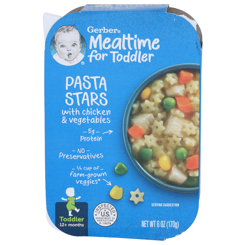 Gerber Mealtime For Toddler - 6 Ounce