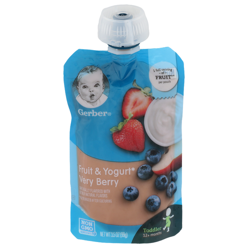 Gerber Berry Fruit & Yogurt - 3.5 Ounce