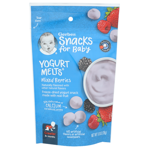 Gerber Mixed Berries Yogurt Melts - 1 Ounce