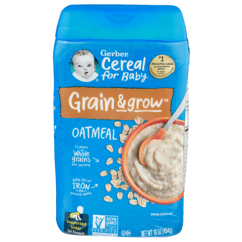 Gerber Cereal For Baby Oatmeal - 16 Ounce