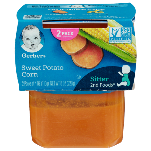 Gerber Sweet Potato Corn Sitter 2nd Foods - 4 Ounce - 2 Count