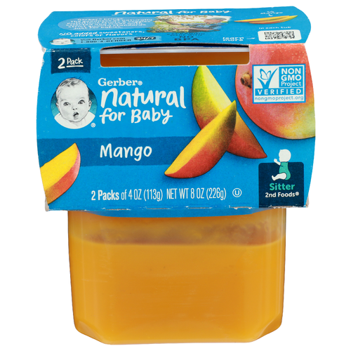 Gerber Natural For Baby Mango - 4 Ounce - 2 Count