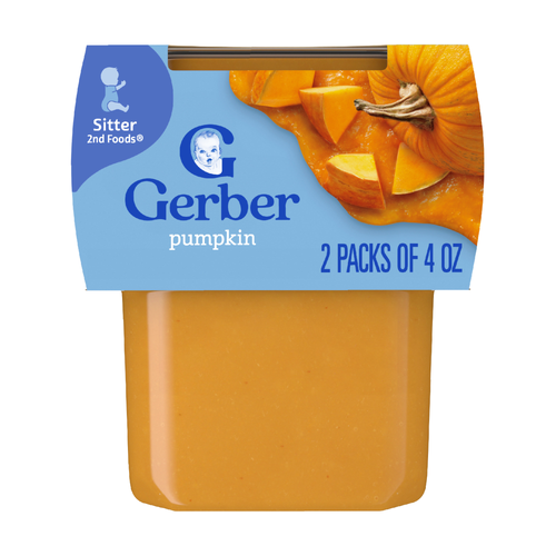 Gerber 2nd Foods Pumpkin Baby Food - 8 Ounce