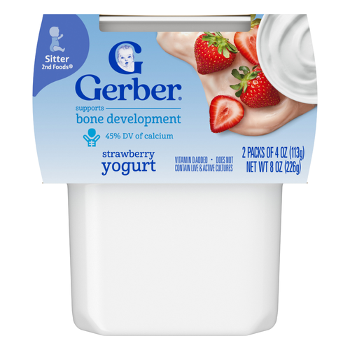 Gerber 2nd Foods Strawberry Yogurt Baby Food - 8 Ounce Image 1 of 2