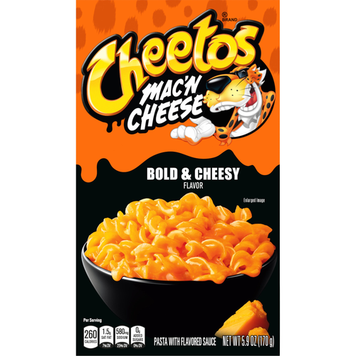 Cheetos Mac'n Cheese Pasta With Flavored Sauce Bold & Cheesy Flavor - 5.9 Ounce