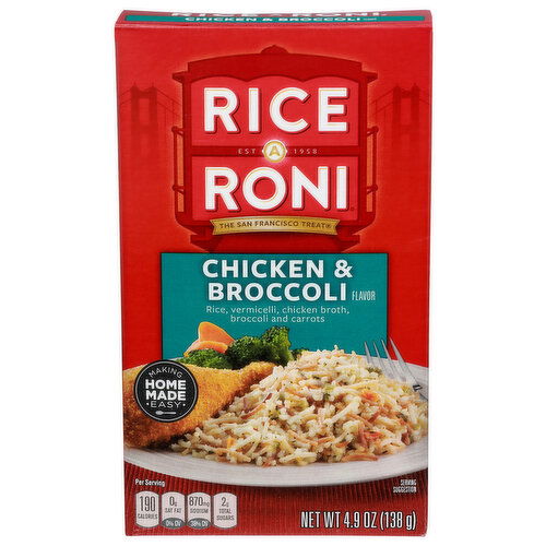 Rice A Roni Chicken & Broccoli - 4.9 Ounce