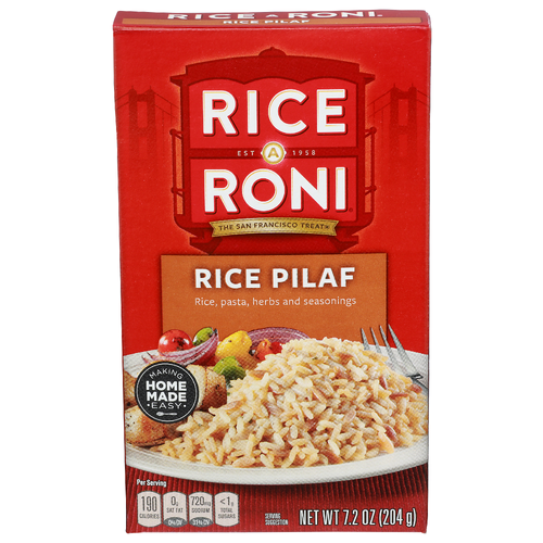 Rice A Roni Pasta, Herbs And Seasonings Pilaf - 7.2 Ounce