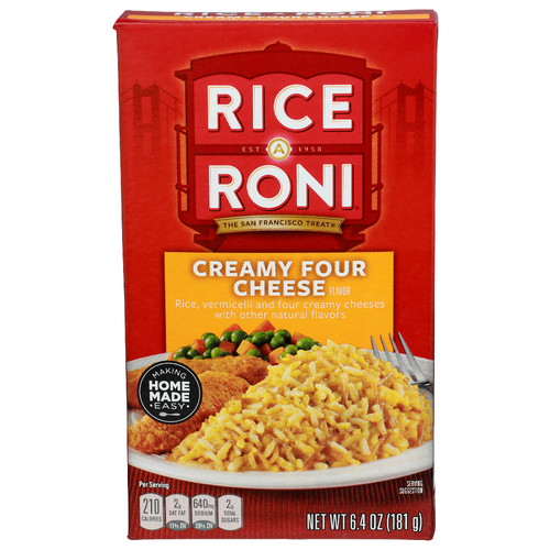 Rice A Roni Creamy Four Cheese Flavor - 6.4 Ounce