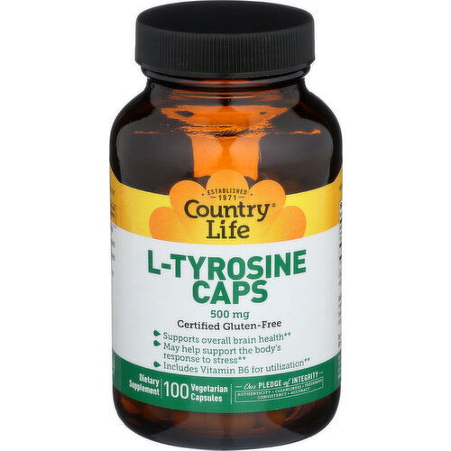 COUNTRY LIFE L-Tyrosine - 100 Count