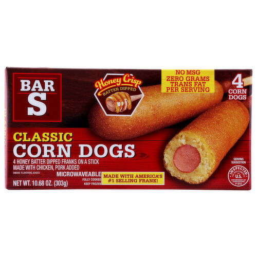 Bar S Corn Dogs 4 Pk - 2.67 Ounce - 4 Count