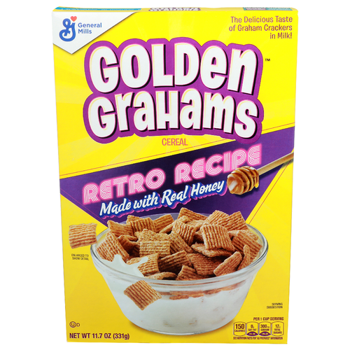 General Mills Golden Grahams Retro Recipe Cereal - 11.7 Ounce