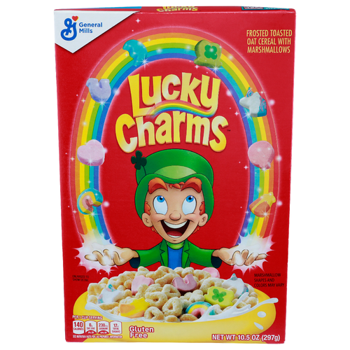General Mills Lucky Charms Frosted Toasted Oat Cereal With Marshmallows - 10.5 Ounce