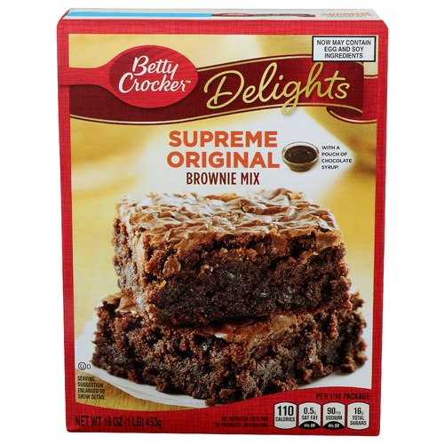 Betty Crocker Delights Supreme Original Brownie Mix - 16 Ounce