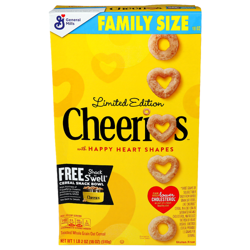 General Mills Cheerios Toasted Whole Grain Oat Cereal - 18 Ounce