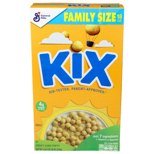 General Mills Kix Crispy Corn Puffs - 18 Ounce