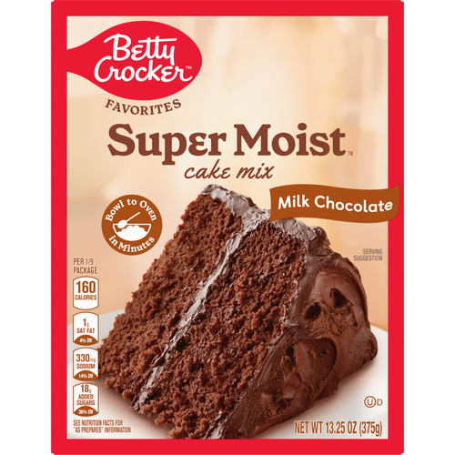 Betty Crocker Favorites Super Moist Milk Chocolate Cake Mix - 13.25 Ounce
