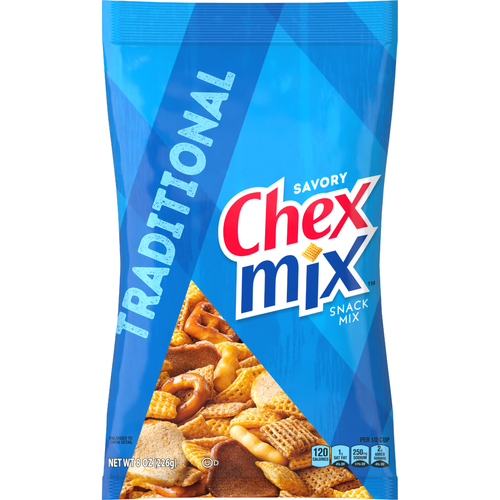 Chex Mix Traditional Savory Snack Mix - 8 Ounce