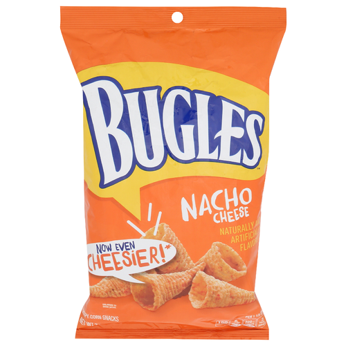 Bugles Nacho Cheese Crispy Corn Snacks - 7.5 Ounce