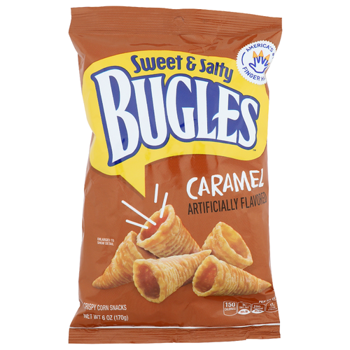 Bugles Caramel Crispy Corn Snacks - 6 Ounce
