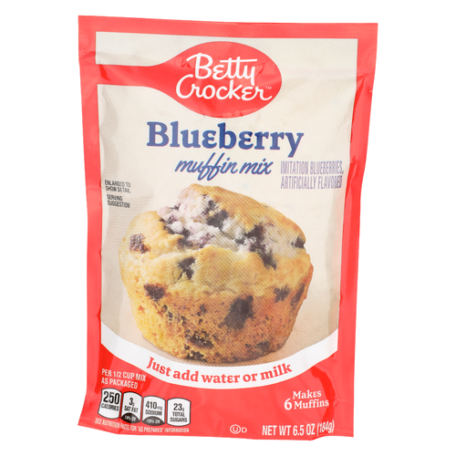 Betty Crocker Blueberry Muffin Mix - 1.083 Ounce - 6 Count