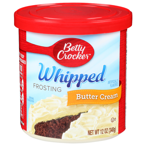 Betty Crocker Butter Cream Whipped Frosting - 12 Ounce