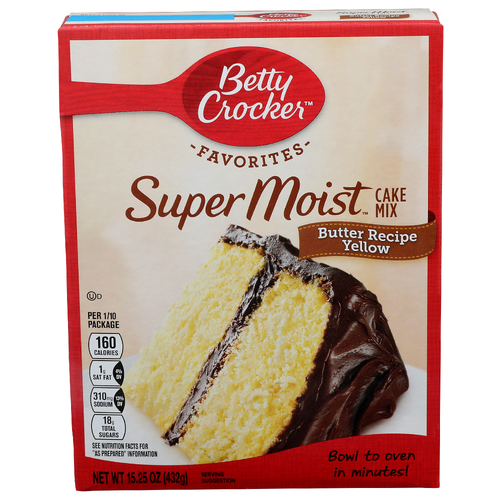 Betty Crocker Favorites Butter Recipe Yellow Cake Mix - 15.25 Ounce Image 1 of 4