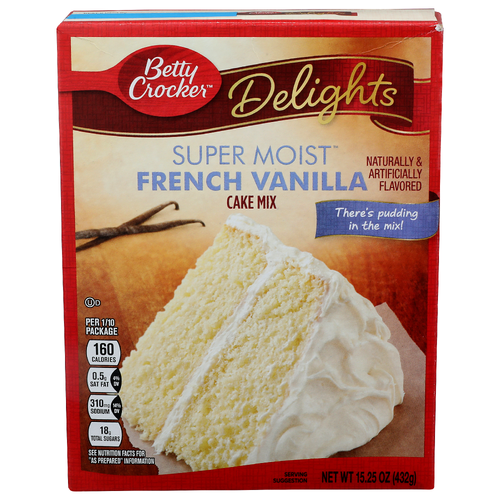 Betty Crocker Delights French Vanilla Super Moist Cake Mix - 15.25 Ounce - 1 Count