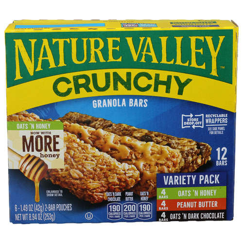 Nature Valley Crunchy Granola Bars - 1.49 Ounce - 6 Count
