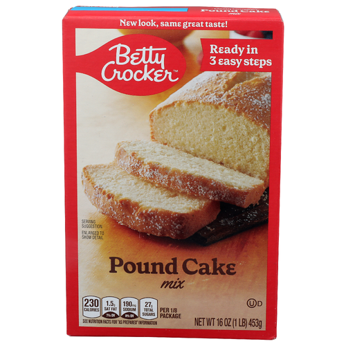 Betty Crocker Pound Cake Mix - 16 Ounce
