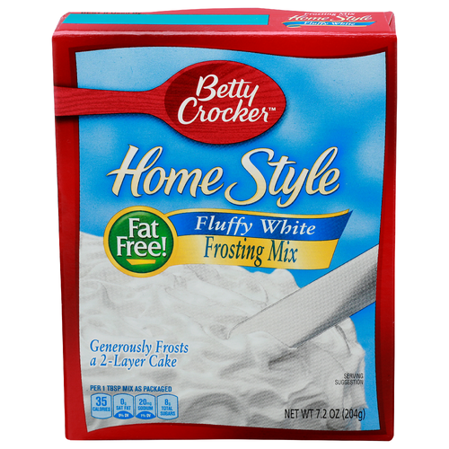 Betty Crocker Home Style Fluffy White Frosting Mix - 7.2 Ounce