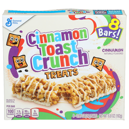 General Mills Cinnamon Toast Crunch Treats - 0.85 Ounce - 8 Count