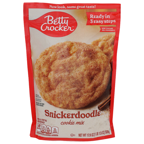Betty Crocker Snickerdoodle Cookie Mix - 17.9 Ounce