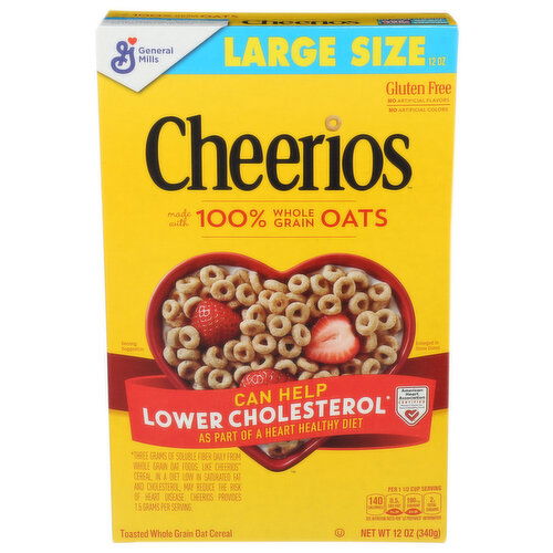 Cheerios Large Size Toasted Whole Grain Oat - 12 Ounce