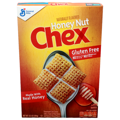 General Mills Chex Honey Nut Sweetened Corn Cereal - 12.5 Ounce