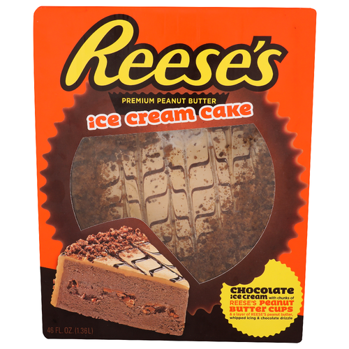 Reese's Premium Peanut Butter Ice Cream Cake - 46 Fluid Ounce