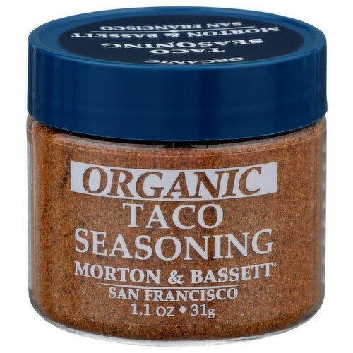 MORTON & BASSETT Seasoning Taco Organic - 1.1 Ounce