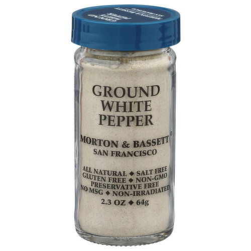 MORTON & BASSETT Spices Pepper White Ground - 2.3 Ounce