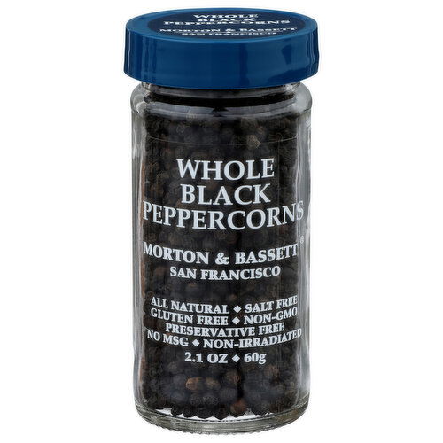 MORTON & BASSETT Seasoning Whole Black Peppercorn - 2.1 Ounce