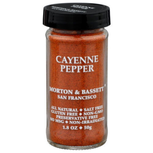 MORTON & BASSETT Spices Pepper Cayenne - 1.8 Ounce